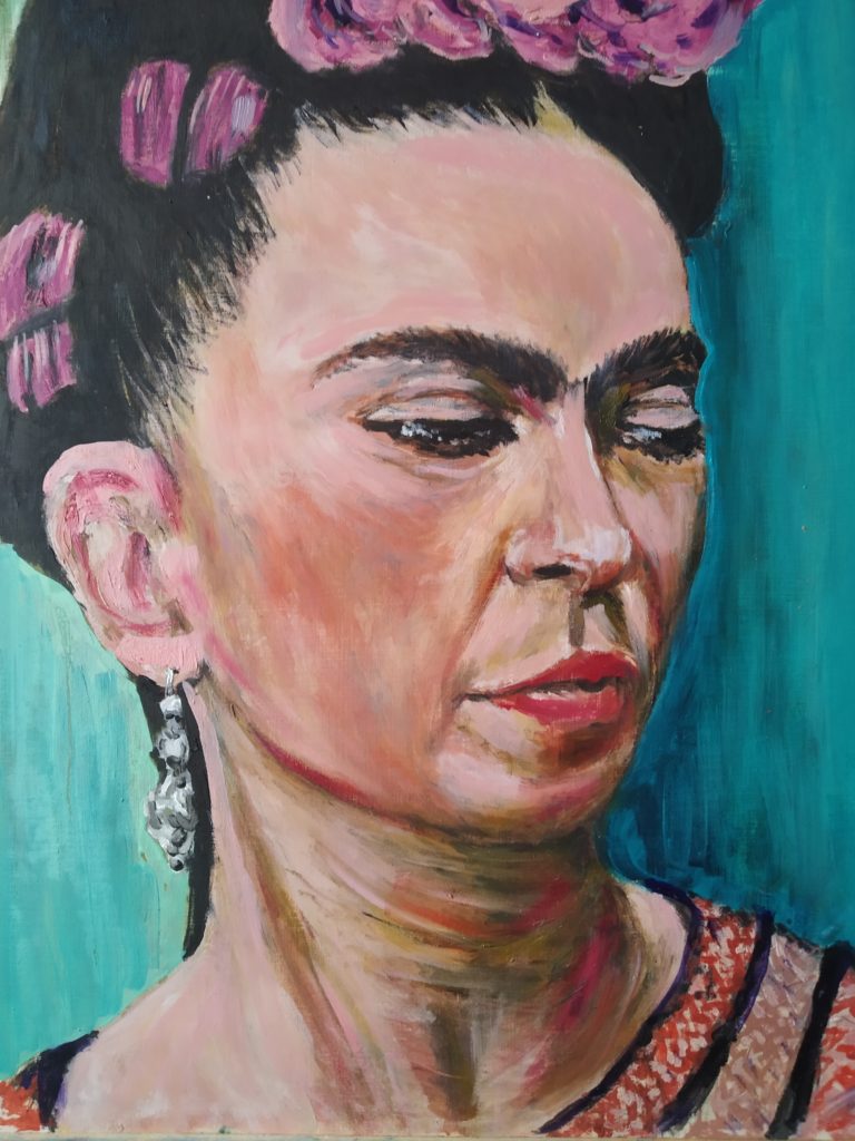 портрет, Фрида Кало живопись Силин И.В.